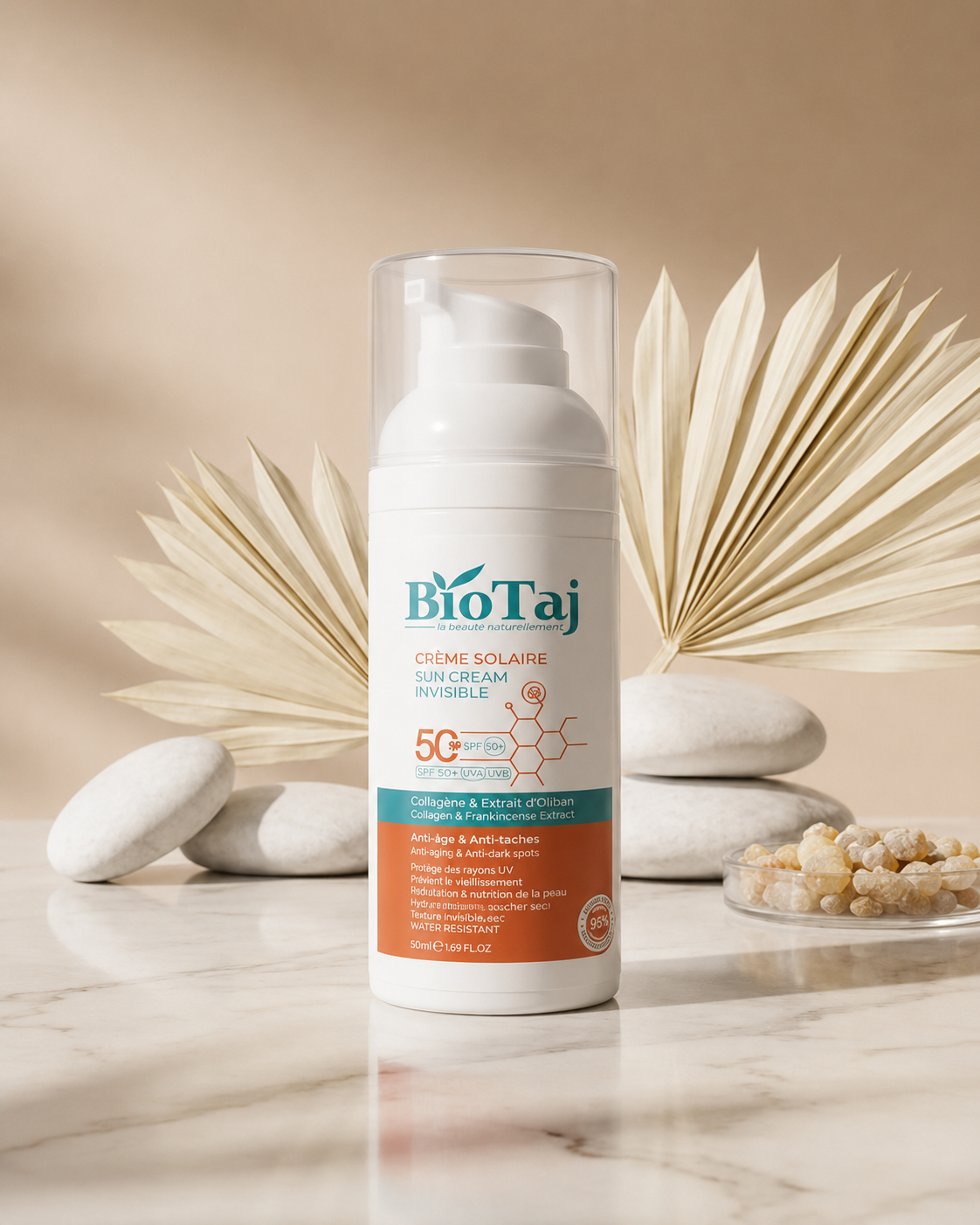 Crème Solaire Invisible 50+