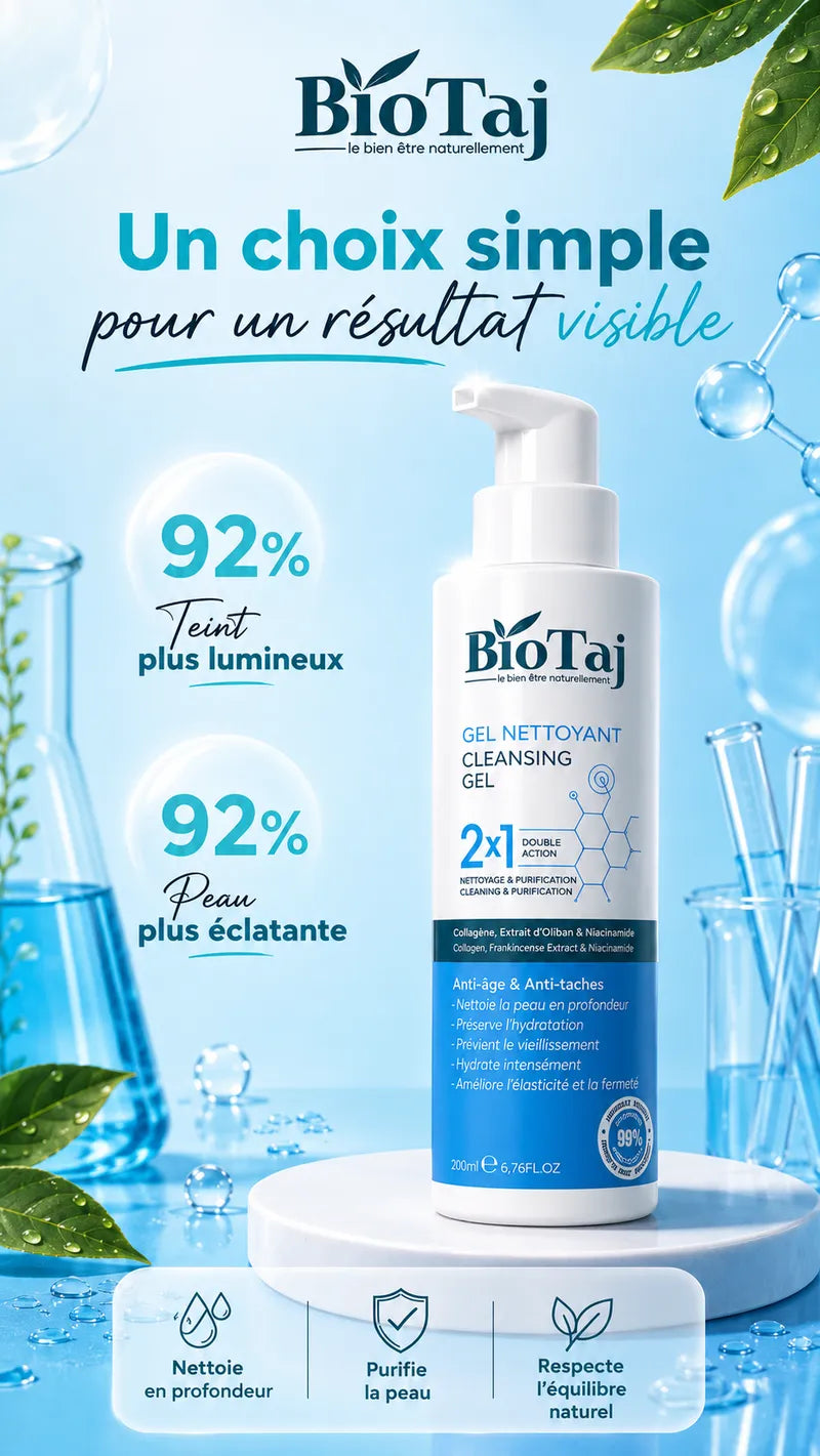 Gel Nettoyant 2-en-1 Double Action